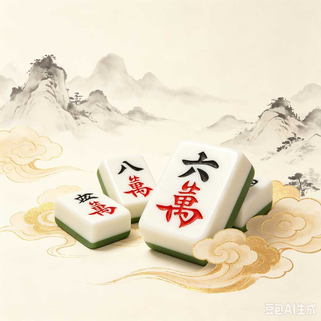 chinese mahjong accessory set